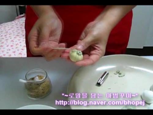 마법꾸미의 호박 송편 만들기~~*