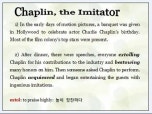 Chaplin‚ the Imitator