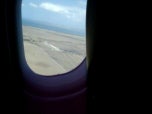 the airplane taking off to Sydney